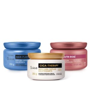Combo Siàge Cronograma Capilar Máscaras