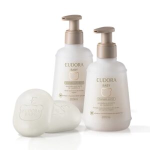 Combo Eudora Baby: Shampoo 200ml + Condicionador 200ml + Sabonete em Barra 80g